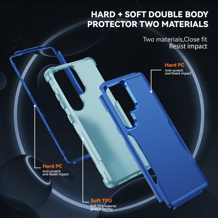 For Samsung Galaxy S25 Ultra 5G TPU + PC Shockproof Protective Phone Case
