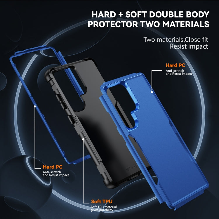 For Samsung Galaxy S25 Ultra 5G TPU + PC Shockproof Protective Phone Case