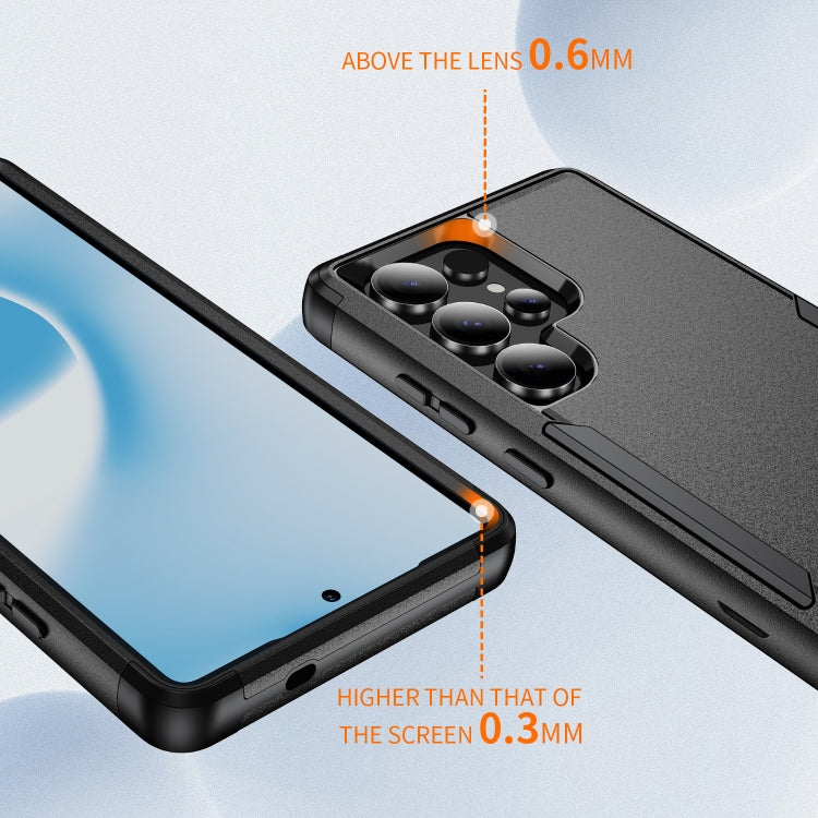 For Samsung Galaxy S25 Ultra 5G TPU + PC Shockproof Protective Phone Case