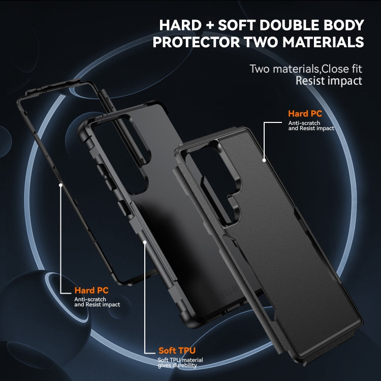 For Samsung Galaxy S25 Ultra 5G TPU + PC Shockproof Protective Phone Case