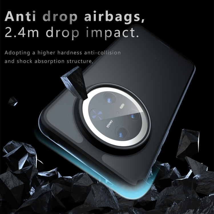 For Huawei Mate 70 Pro / 70 Pro+ Armor Big Pore PC Hybrid TPU Phone Case - Transparent