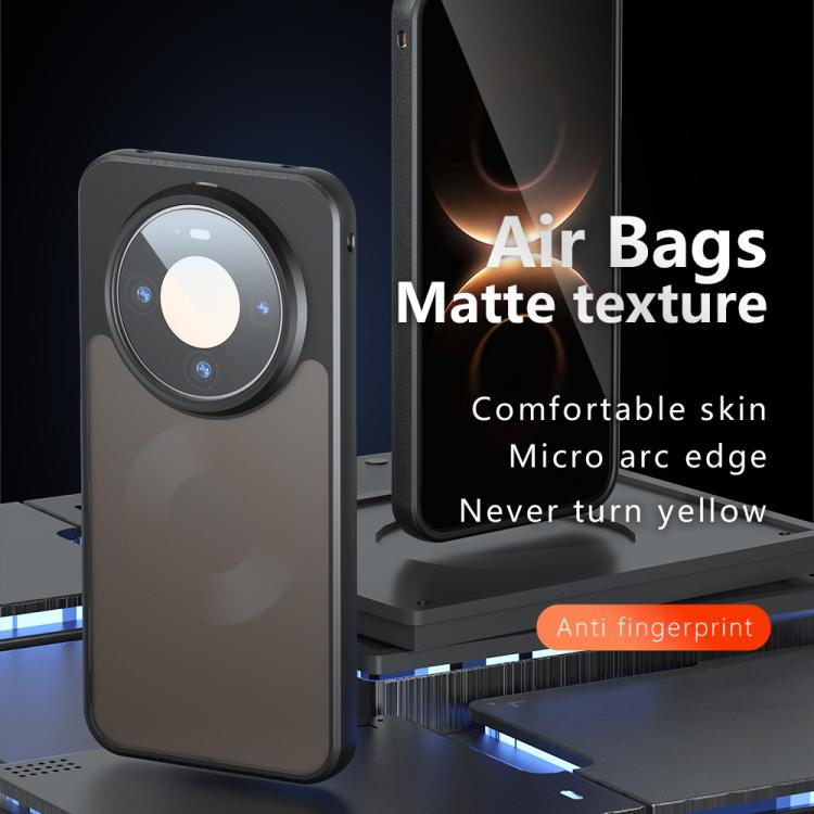 For Huawei Mate 80 Pro Max Armor Big Pore PC Hybrid TPU Phone Case - Transparent