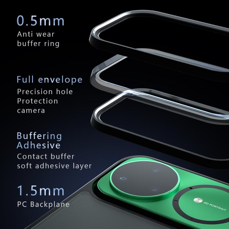 For Huawei nova 15 Ultra / 15 Pro Armor Big Pore PC Hybrid TPU Phone Case - Transparent