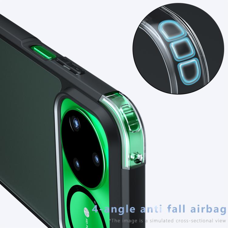 For Huawei nova 15 Ultra / 15 Pro Armor Big Pore PC Hybrid TPU Phone Case - Transparent