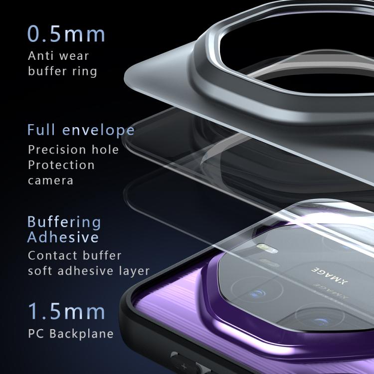 For Huawei Mate 80 RS UltimateMax Armor Big Pore PC Hybrid TPU Phone Case - Frosted Black