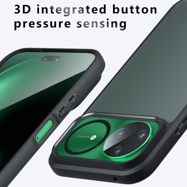 For Huawei nova 15 Ultra / 15 Pro Armor Big Pore PC Hybrid TPU Phone Case - Frosted Black