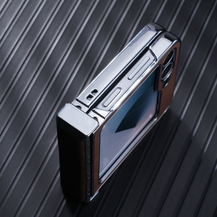 For Samsung Galaxy Z Flip6 / Flip7 FE Electroplating Lightning MagSafe Fold Full Coverage Phone Case