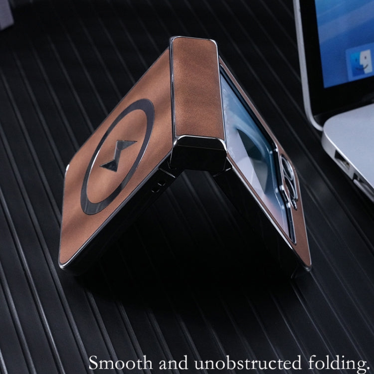 For Samsung Galaxy Z Flip6 / Flip7 FE Electroplating Lightning MagSafe Fold Full Coverage Phone Case