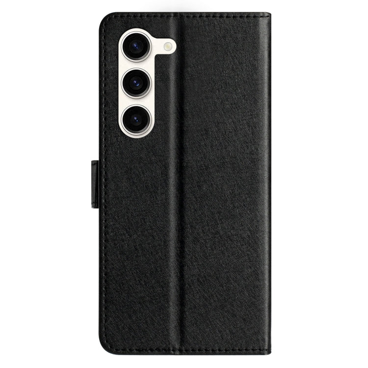 For Samsung Galaxy S25+ 5G Silk Texture Horizontal Flip Leather Phone Case