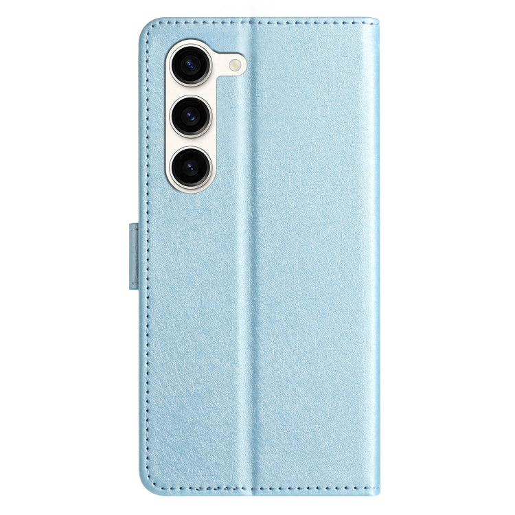 For Samsung Galaxy S25+ 5G Silk Texture Horizontal Flip Leather Phone Case