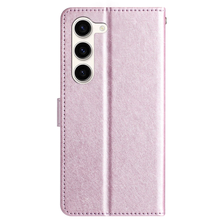 For Samsung Galaxy S25+ 5G Silk Texture Horizontal Flip Leather Phone Case
