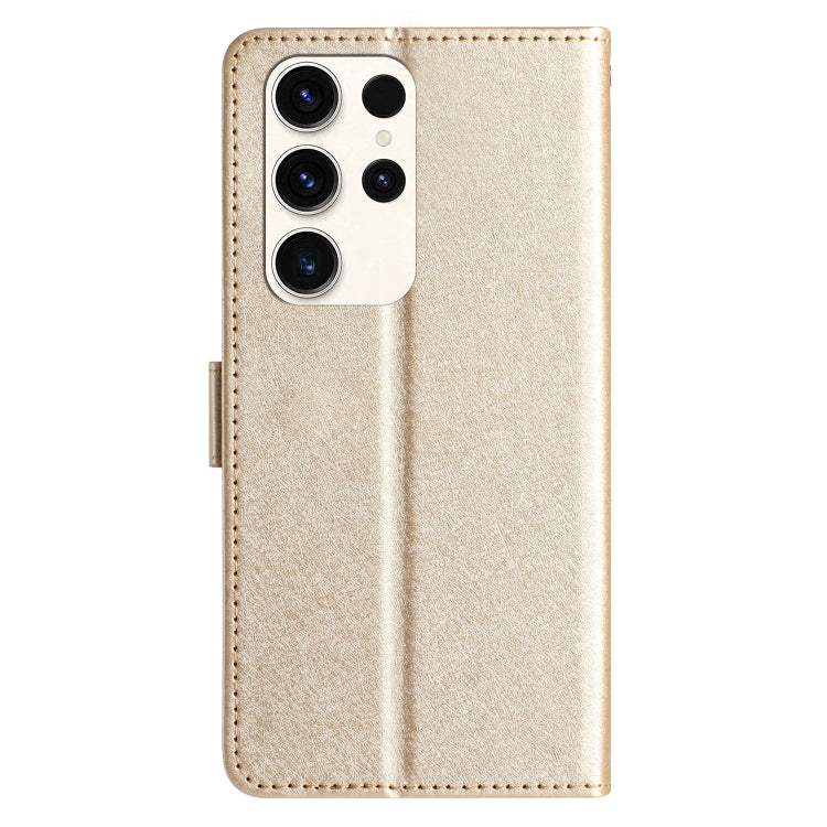 For Samsung Galaxy S25 Ultra 5G Silk Texture Horizontal Flip Leather Phone Case