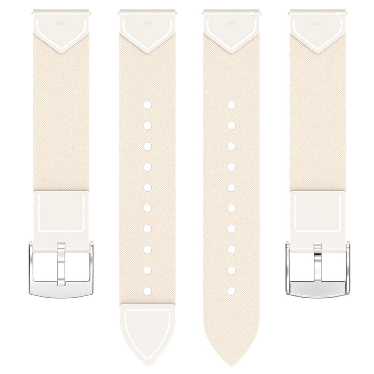 For Huawei Watch GT 5 41mm / GT 5 Pro 42mm Stitched Nylon Denim Watch Band