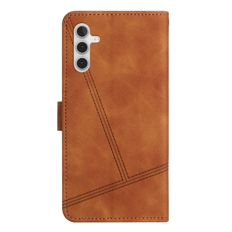 For Samsung Galaxy A36 Skin-feel Stitching Leather Phone Case