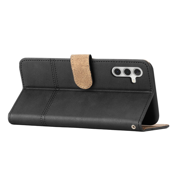 For Samsung Galaxy A36 Cowhide Texture Stitching Leather Phone Case