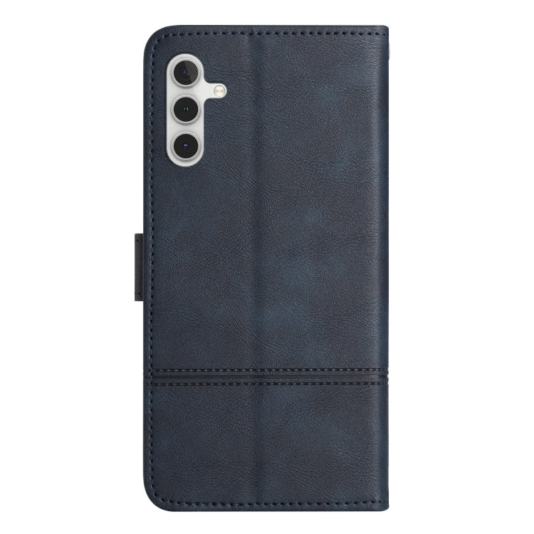 For Samsung Galaxy A36 Cowhide Texture Stitching Leather Phone Case