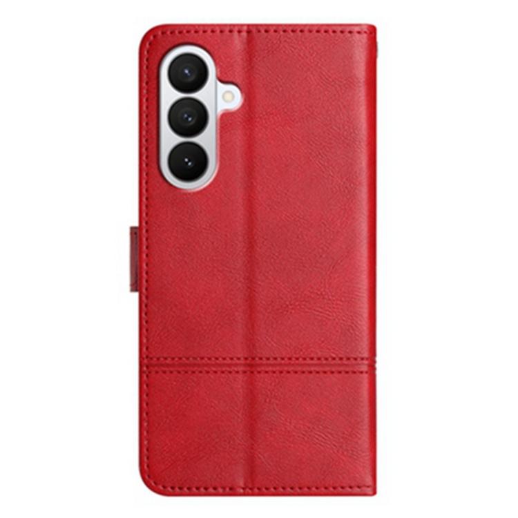 For Samsung Galaxy A57 5G Cowhide Texture Stitching Leather Phone Case