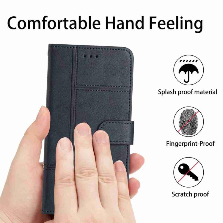 For Samsung Galaxy A37 5G Cowhide Texture Stitching Leather Phone Case