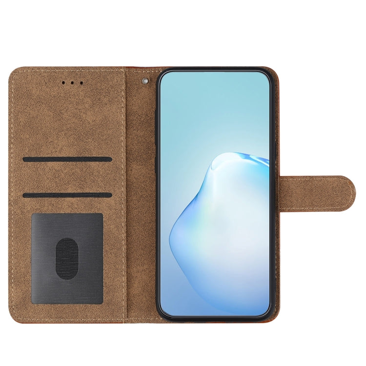 For Samsung Galaxy S25+ 5G Cowhide Texture Stitching Leather Phone Case