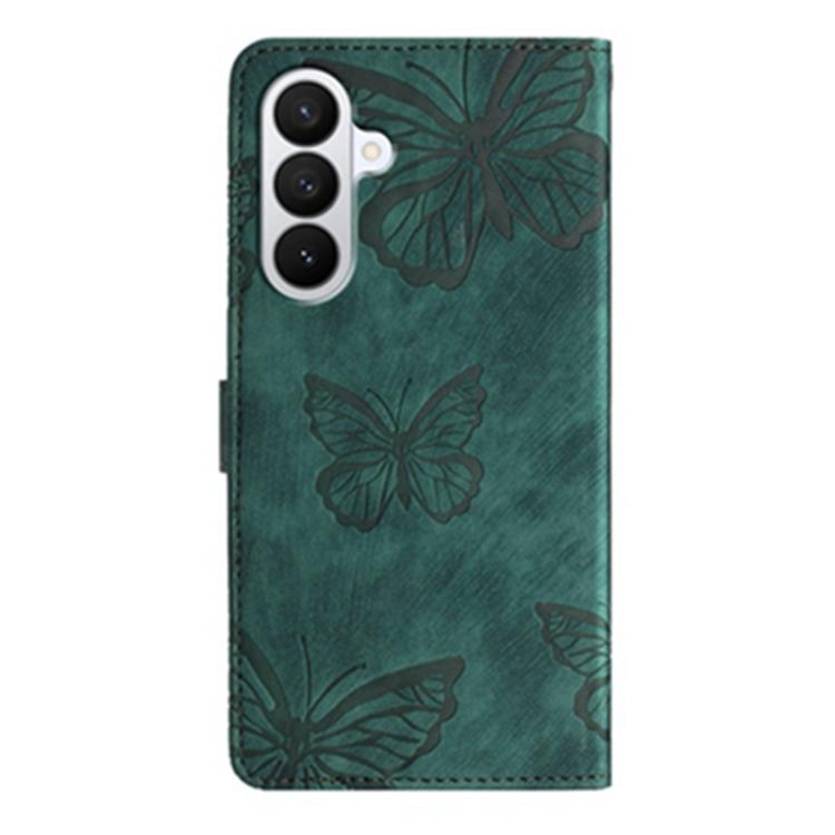For Samsung Galaxy A57 5G Skin-feel Embossed Butterfly Leather Phone Case
