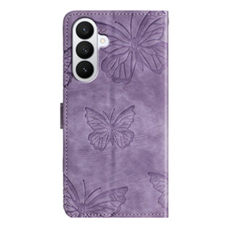 For Samsung Galaxy A37 5G Skin-feel Embossed Butterfly Leather Phone Case