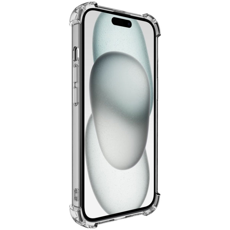 For iPhone 15 Plus imak UX-4 Series Four-corner Shockproof Phone Case - Transparent