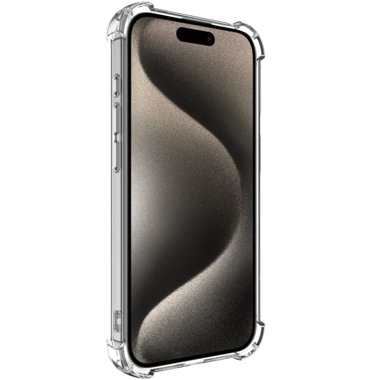 For iPhone 15 Pro imak UX-4 Series Four-corner Shockproof Phone Case - Transparent