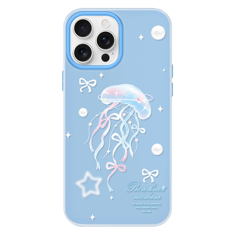 For iPhone 16 Pro Skin Feeling Jelly TPU Hybrid PC Phone Case
