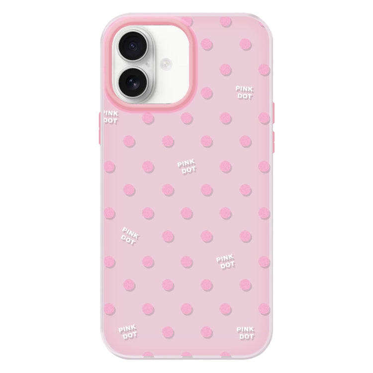 For iPhone 16 Plus Skin Feeling Jelly TPU Hybrid PC Phone Case