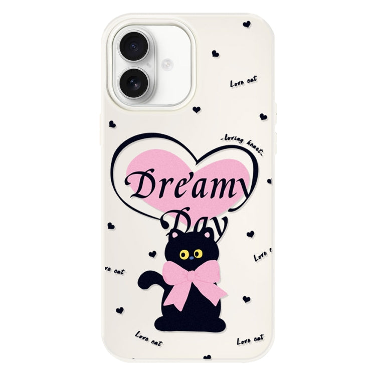 For iPhone 16 Plus Skin Feeling Jelly TPU Hybrid PC Phone Case