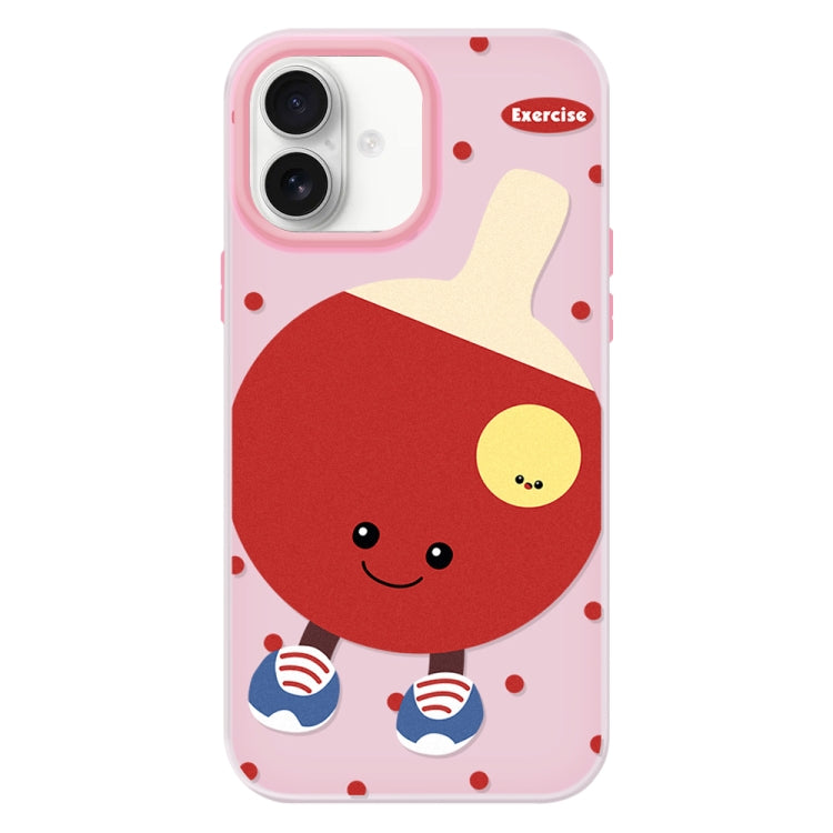 For iPhone 16 Plus Skin Feeling Jelly TPU Hybrid PC Phone Case