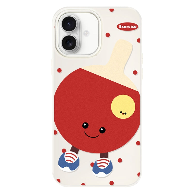 For iPhone 16 Plus Skin Feeling Jelly TPU Hybrid PC Phone Case