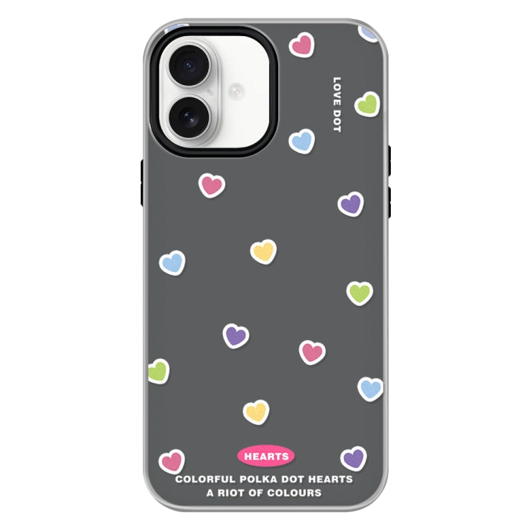 For iPhone 16 Plus Skin Feeling Jelly TPU Hybrid PC Phone Case