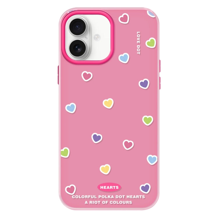 For iPhone 16 Plus Skin Feeling Jelly TPU Hybrid PC Phone Case