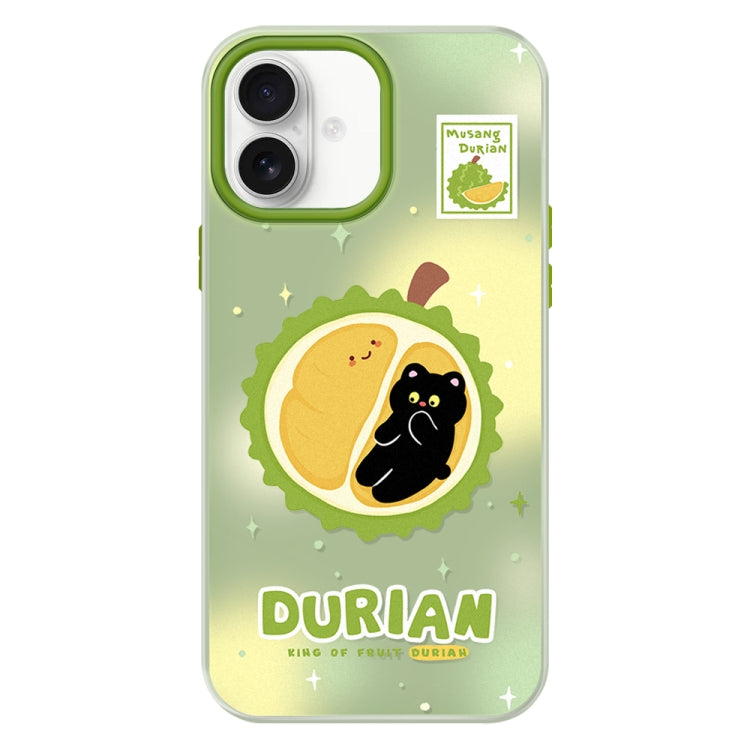 For iPhone 16 Skin Feeling Jelly TPU Hybrid PC Phone Case