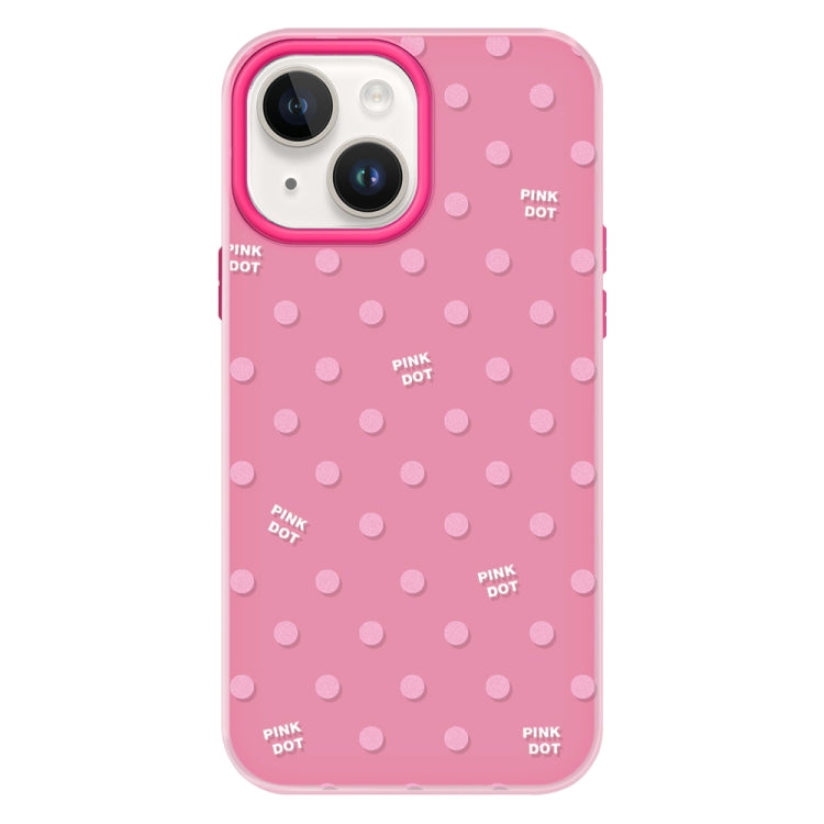 For iPhone 15 Skin Feeling Jelly TPU Hybrid PC Phone Case