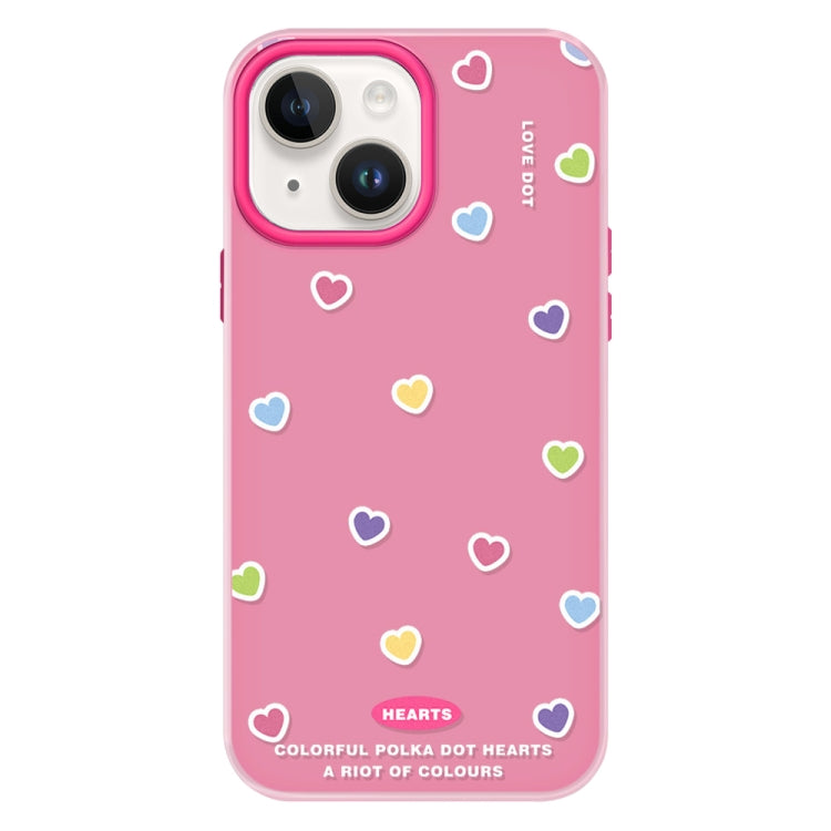 For iPhone 15 Skin Feeling Jelly TPU Hybrid PC Phone Case