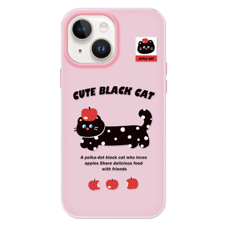 For iPhone 14 Skin Feeling Jelly TPU Hybrid PC Phone Case