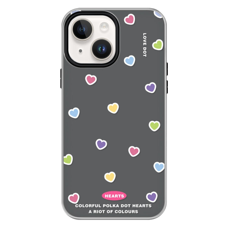 For iPhone 14 Skin Feeling Jelly TPU Hybrid PC Phone Case
