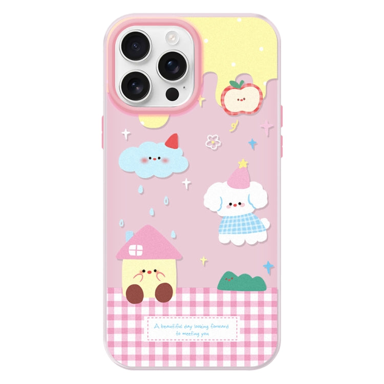 For iPhone 14 Pro Max Skin Feeling Jelly TPU Hybrid PC Phone Case