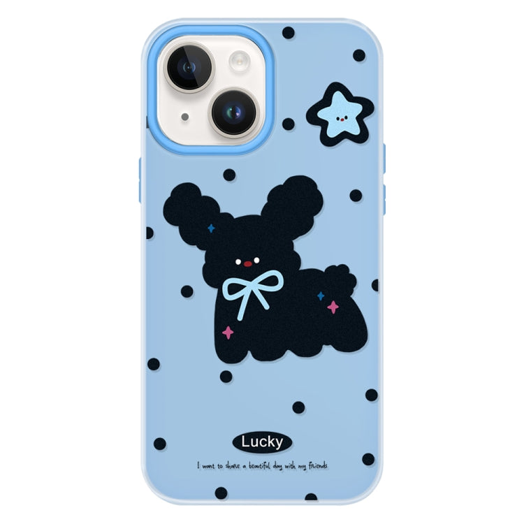 For iPhone 13 Skin Feeling Jelly TPU Hybrid PC Phone Case