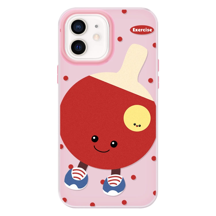 For iPhone 12 Skin Feeling Jelly TPU Hybrid PC Phone Case