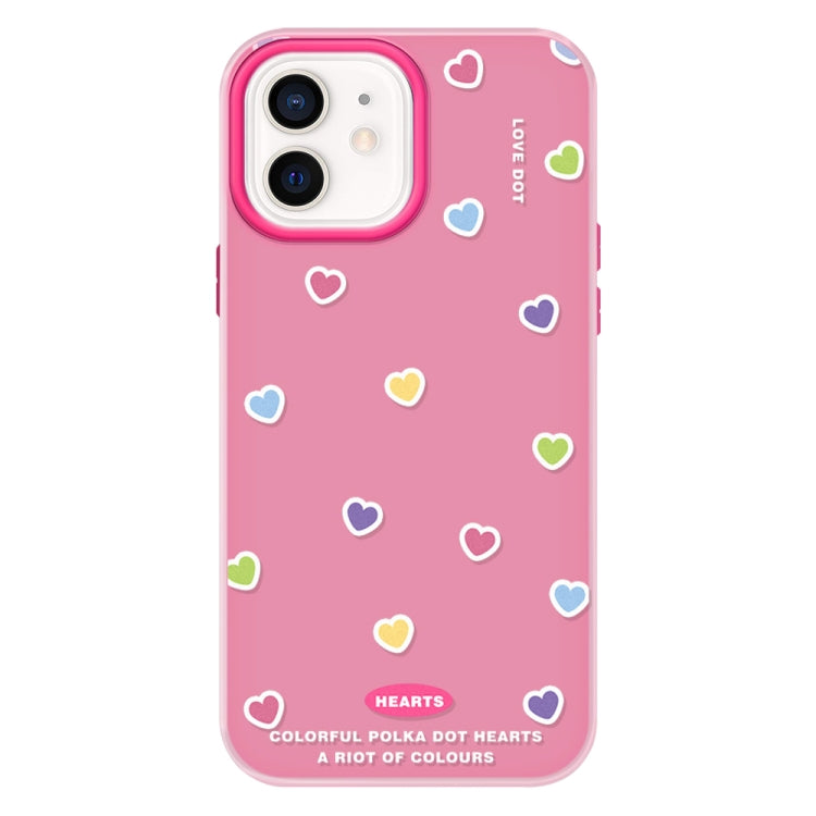 For iPhone 12 Skin Feeling Jelly TPU Hybrid PC Phone Case