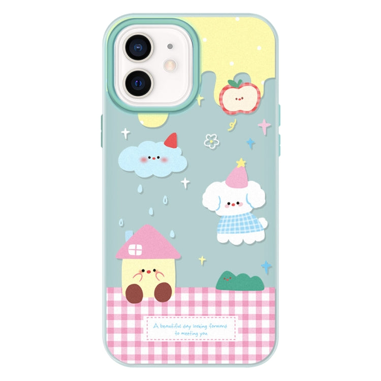 For iPhone 11 Skin Feeling Jelly TPU Hybrid PC Phone Case