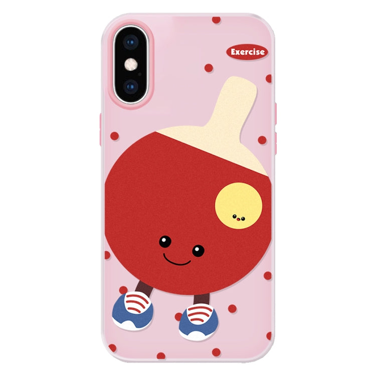 For iPhone X / XS Skin Feeling Jelly TPU Hybrid PC Phone Case