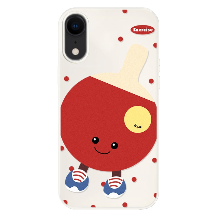 For iPhone XR Skin Feeling Jelly TPU Hybrid PC Phone Case