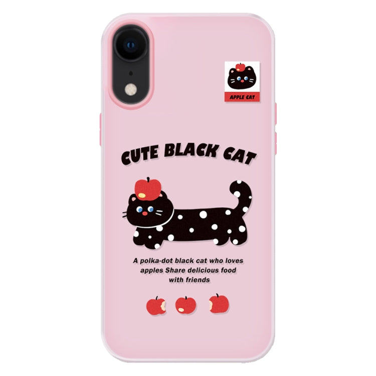 For iPhone XR Skin Feeling Jelly TPU Hybrid PC Phone Case