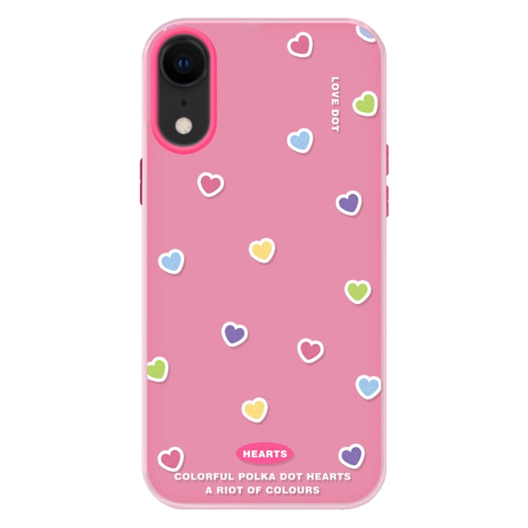 For iPhone XR Skin Feeling Jelly TPU Hybrid PC Phone Case