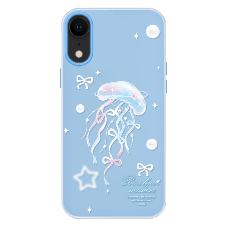 For iPhone XR Skin Feeling Jelly TPU Hybrid PC Phone Case
