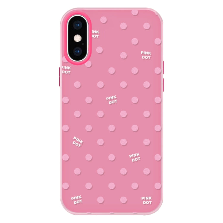 For iPhone XS Max Skin Feeling Jelly TPU Hybrid PC Phone Case
